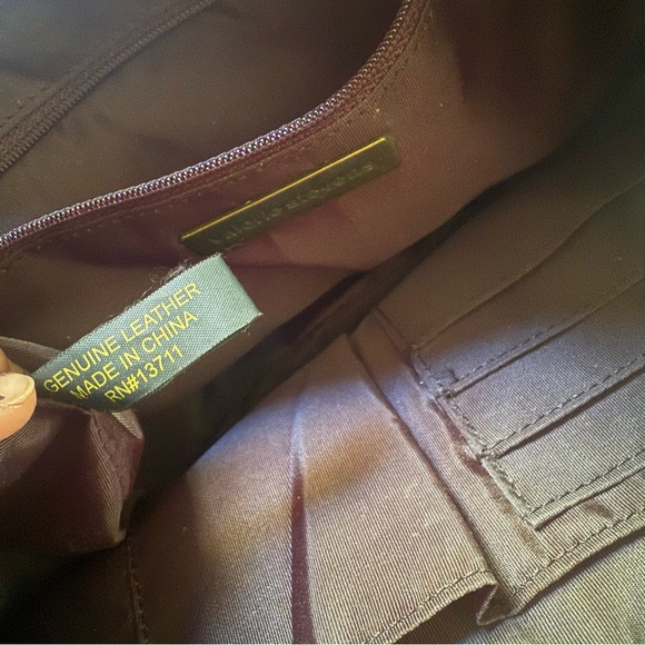 Valerie Stevens leather handbag hobo satchel - Picture 5 of 8